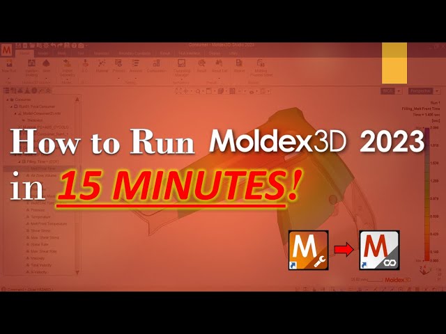 Moldex3D 2023 QuickStart Tutorial | CADdoctor | Studio | Mold Filling Simulation