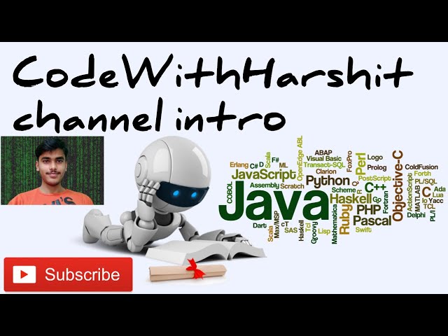 CodeWithHarshit Channel intro | Programing Language Channel Intro | #channelintro