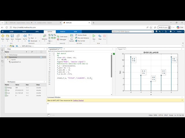 MATLAB for Signals & Systems | Periodic, Energy & Power Signals + Sketching | Part 5