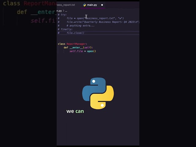 How to Use a Context Manager: Essential Tips for Success! #pythontutorial  #techeducation  #python