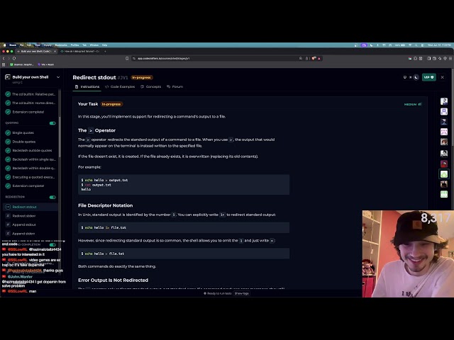 Building a Shell in C (Ep. 4) | 06-10-2026