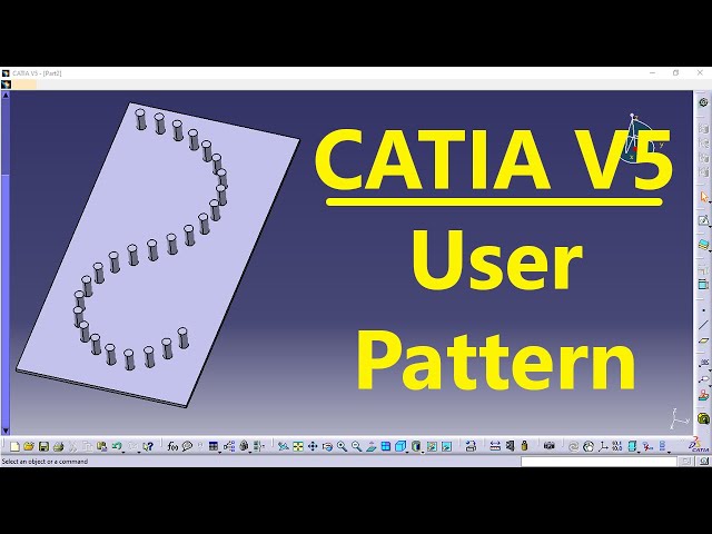 CATIA V5 User Pattern | CATIA Practice | CAD Designs