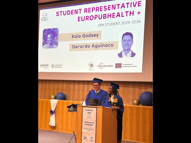 Student Representatives' Address | Europubhealth+ Graduation Ceremony 2026