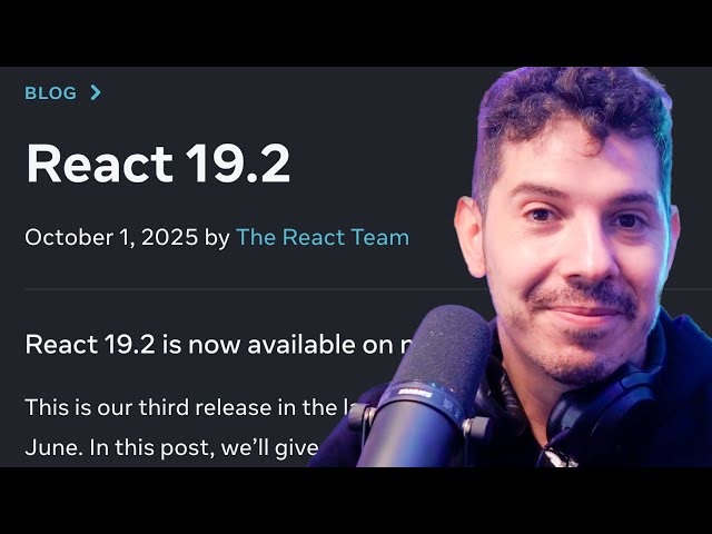 React 19.2 es...