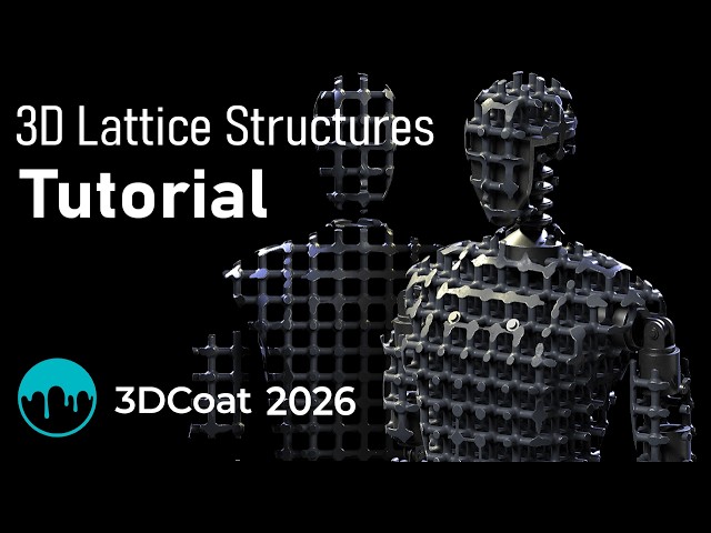 3D LATTICE VOXEL STRUCTURES FOR ANY 3D MODEL - TUTORIAL.