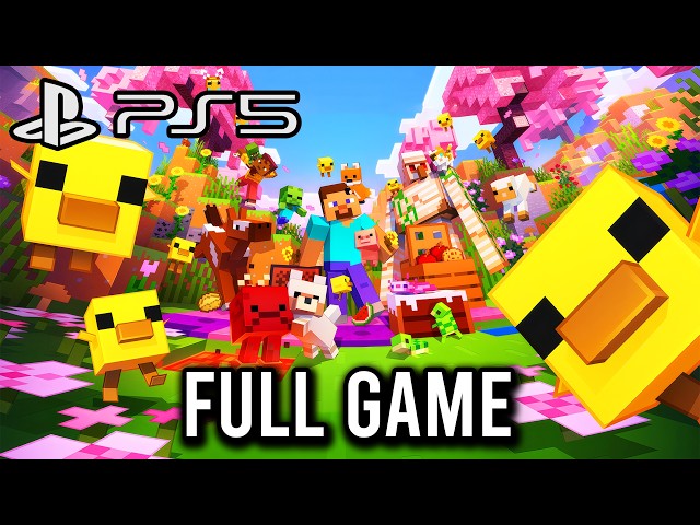 Minecraft PS5 Tiny Takeover UPDATE - FULL GAME Walkthrough (4k 60fps) - No Commentary