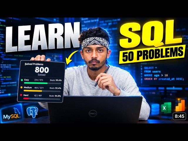 Learn SQL Faster: Solve These 50 SQL Problems