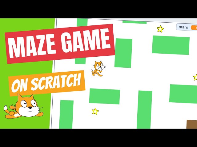 How to make a MAZE game on Scratch tutorial