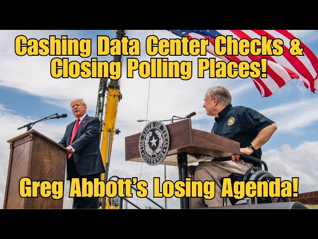 Coffee With Texas Paul!  Greg Abbott Cashing Data Center Checks & Closing Polling Places!