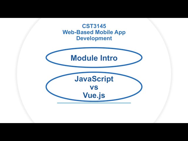 CST3145 Lecture JavaScript vs VueJs