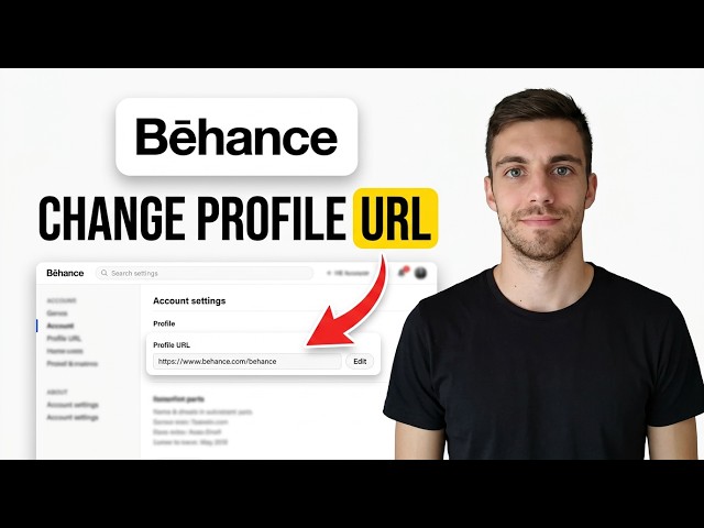 How to Change Behance Profile URL 2026 (Beginner Guide)
