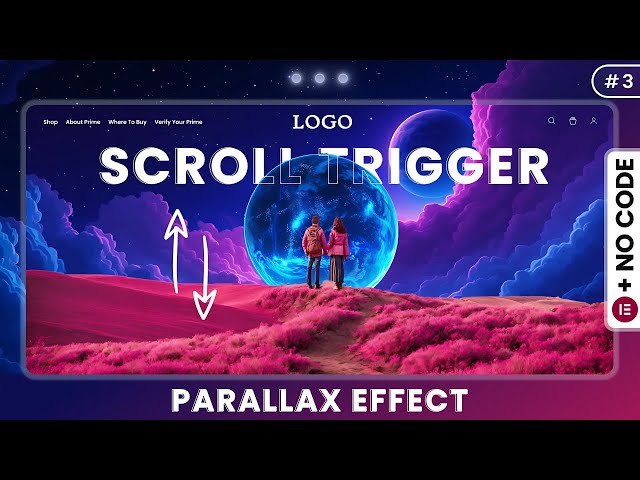 How to create a Stunning Parallax Scrolling Website with Elementor NO CODING! 🔥