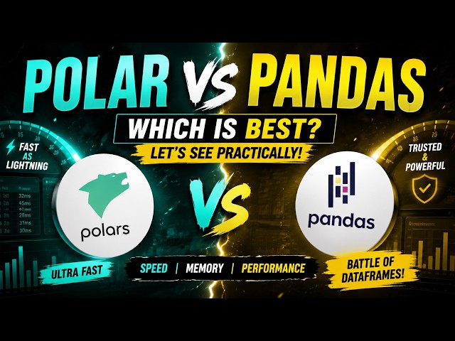 Polars vs Pandas: Which Library Should You Learn in 2026? Let's Find Out Practically!