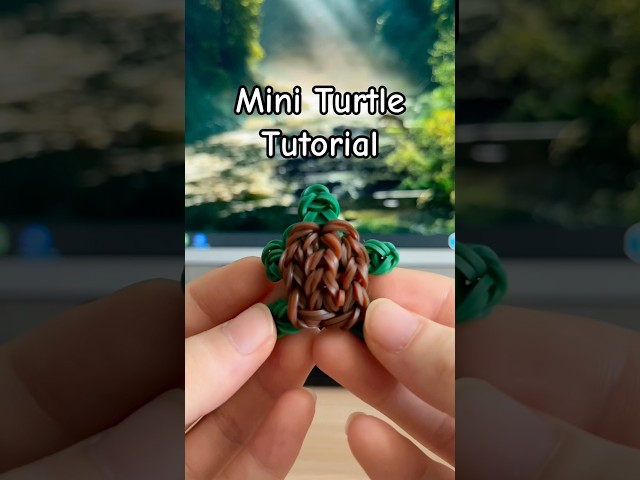Rainbow Loom Turtle Tutorial 🐢 #rainbowloom #tutorial #fyp