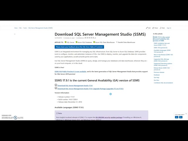 How to install MSSQL Developer Edition