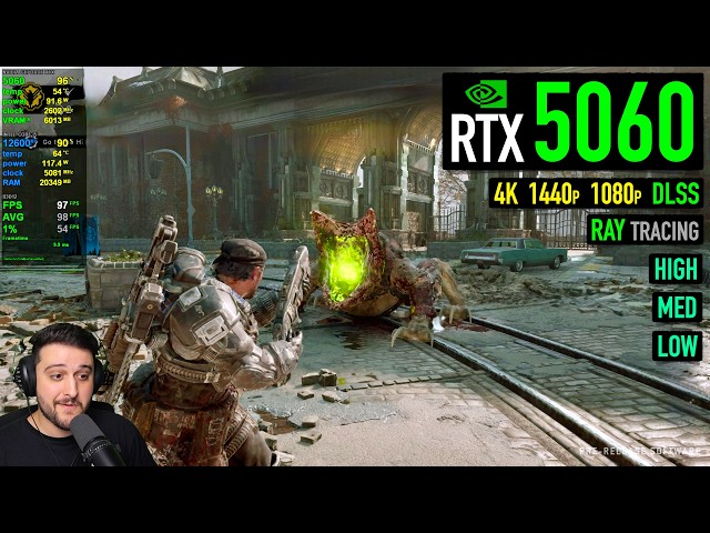 RTX 5060 - Gears Of War: E-Day - The Recommended Requirements GPU!