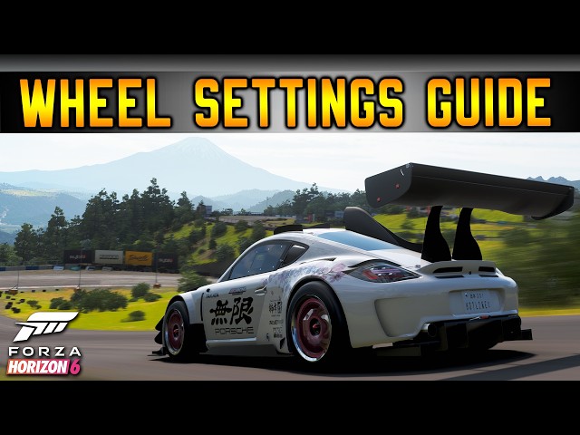 In Depth Wheel Settings Guide | Forza Horizon 6 (Logitech, Thrustmaster, Moza, etc)