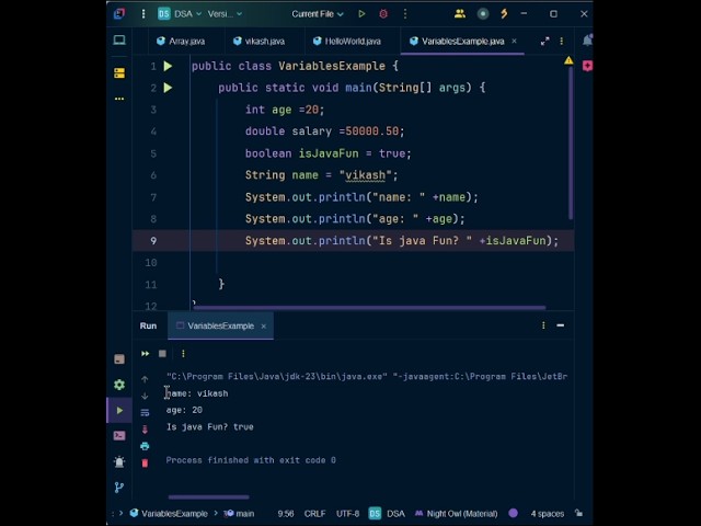Day 2 of your 100 Days of Java Coding Challenge #coding