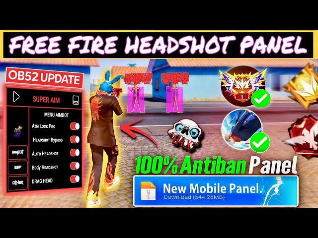 Free Fire Panel Mobile 🔥 FF Antiban Panel OB52 | Free Fire Hack New 😈 FF Injector 2026 | FF Panel