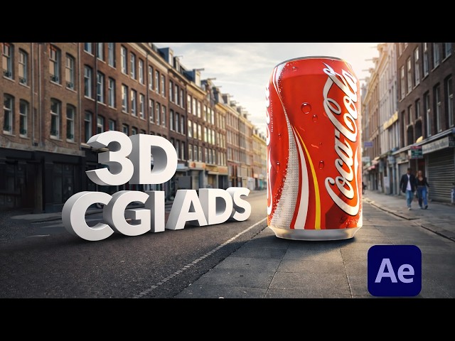 3D CGI Ads in Adobe After Effects | NO Plugins | Advanced 3D Product Animation Tutorial