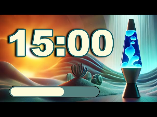 15 Minute Timer for Classroom with Calm Music + Countdown Clock