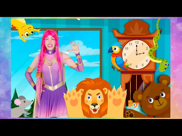 Luli Pampín - HICKORY DICKORY DOCK 🕰 🦁🐻🐍🐸🦜🐭#hickory