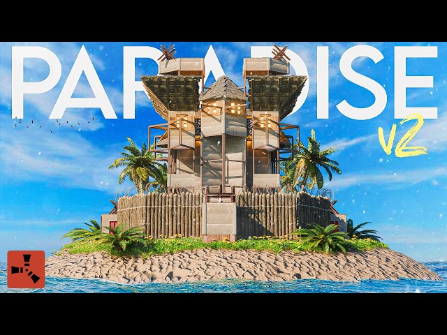 The Paradise V2 - The BEST Solo/Duo/Trio BUNKER Base in RUST - 2026