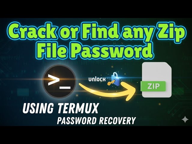 Recover Any ZIP Password with Termux!