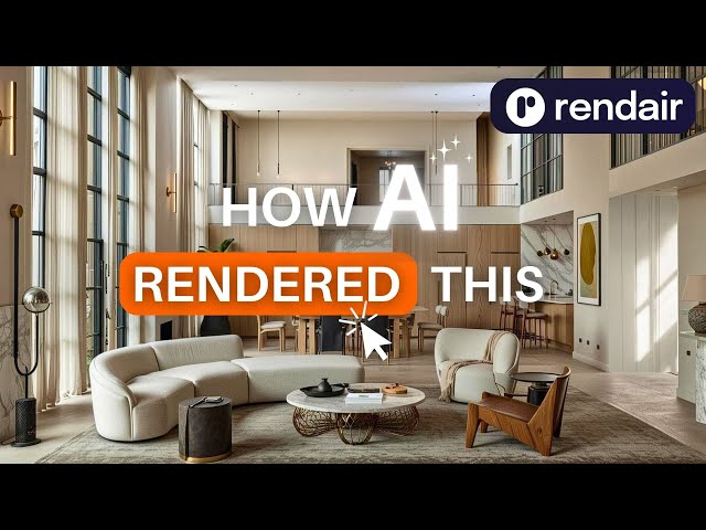 Best AI tool for interior design rendering with Rendair