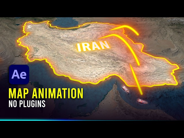Make documentary maps like Vox & Johnny Harris (After Effects)