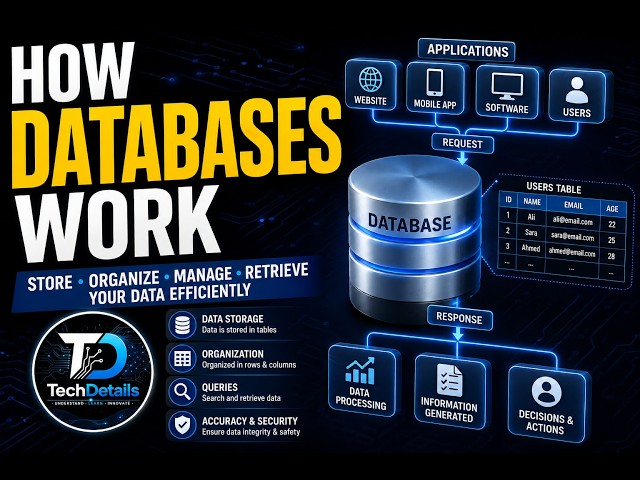 How Databases Work | How Apps Store Your Data