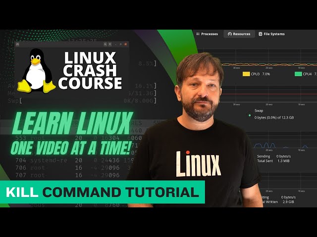 How to use the kill command in Linux (Linux Crash Course Series)