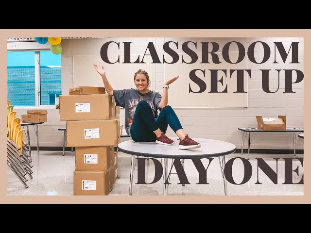 CLASSROOM SET UP DAY 1 | VLOG | 2nd Grade Teacher