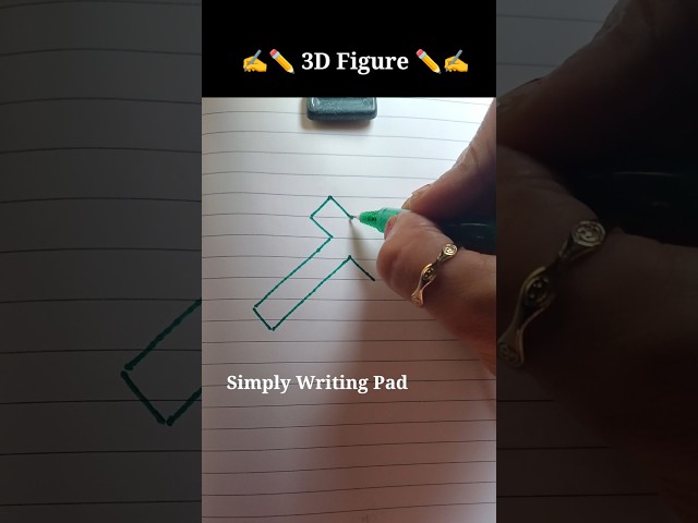 ✍️✏️ 3D Drawing Figure Arts ✏️✍️ ।  Drawing Video #shortsfeed #sketch  #shorts ।