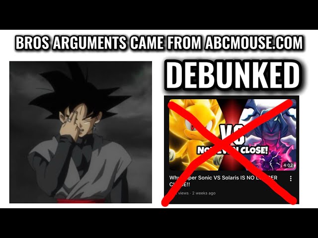 Debunking TERRIBLE Sonic Power Scaling (Part 1)