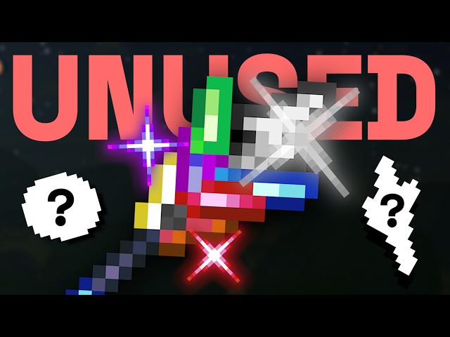 Terraria 1.4.5.7's Hidden Items (Unused Content)