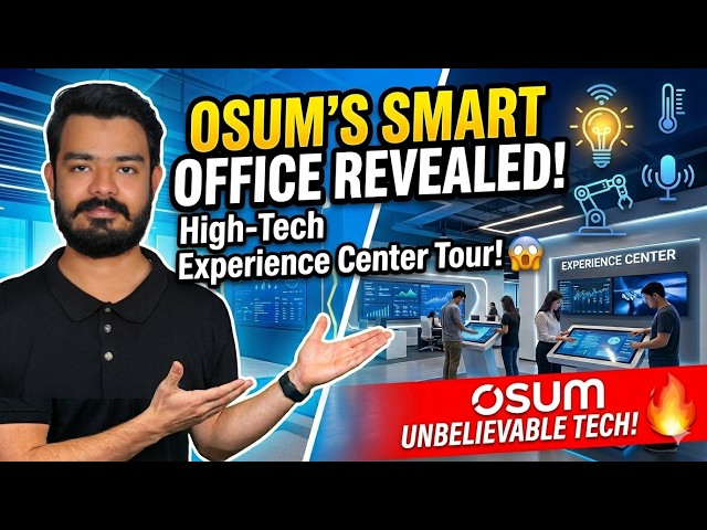 Inside a Million Dollar High-Tech Smart Office! 😱 (Osum Tour) #osum #homeautomation #knx #iot #tech