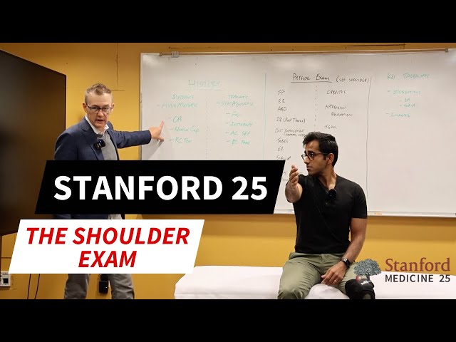 Shoulder Exam History - Stanford Orthopaedic Surgeon Explains