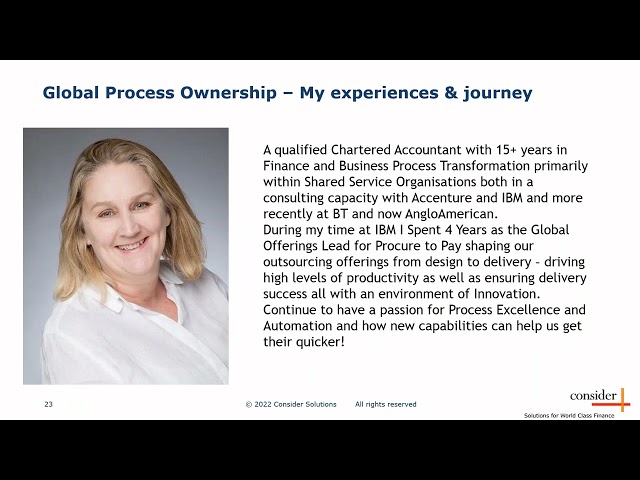 Global Process Ownership – Overcoming The 5 BIG Challenges