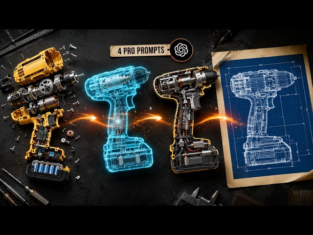 4 ChatGPT Prompts That Transform ANY Image Like a PRO! X Ray, Exploded View and More