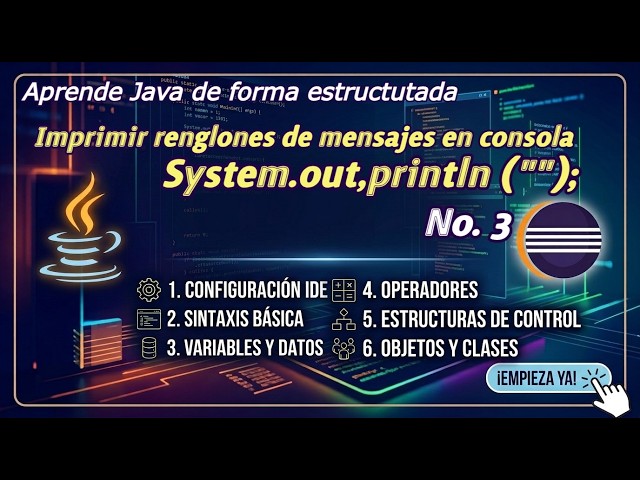 Java Eclipse programar de forma estructurada | Imprime varios renglones de texto en consola