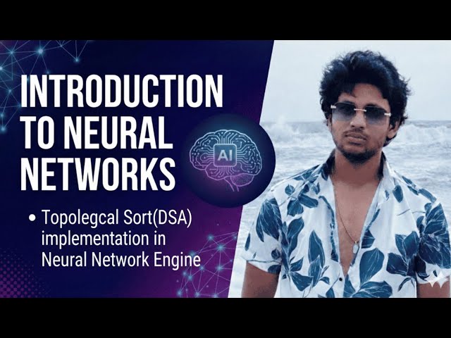 Introduction to Neural Networks (Lecture 20)