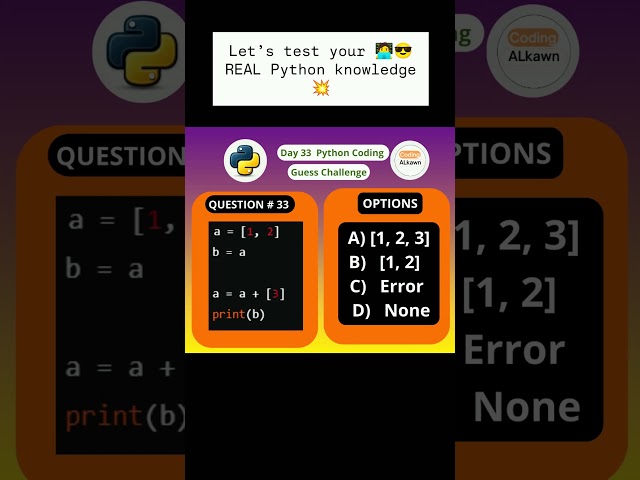 Day 33/100 python coding challenge. #programming #software #viral #education #learn #knowledge #ai