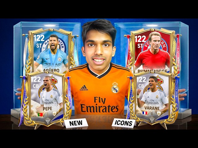 I Tried ALL NEW ICONS In FC Mobile!
