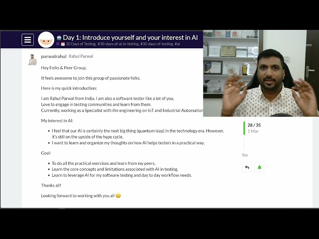 |Rahul's Testing Titbits| Day 1 of 30 Days of AI in Testing