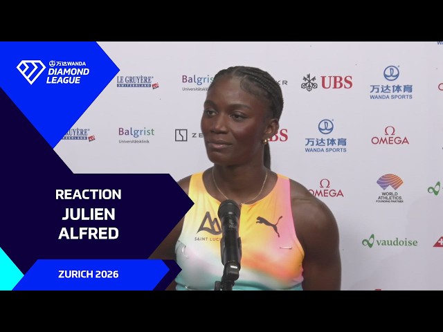 "The first 30 made the difference" - Julien Alfred on beating Jefferson_Wooden in Zurich 100m