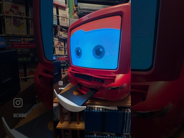 Lighting McQueen CRT w/ Built in DVD player #crt #lightingmcqueen #disney #pickup #shorts
