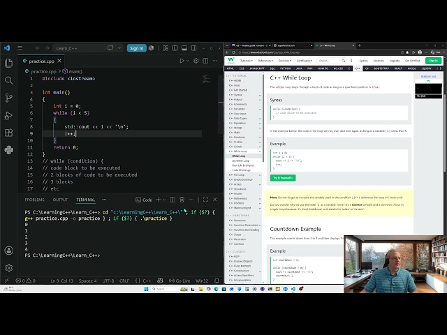 My journey learning C++, part 22: discovering while and do while loops
