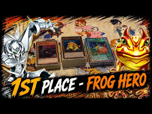 1st Place🥇 HERO Frog Deck Profile - Yugioh Edison Format