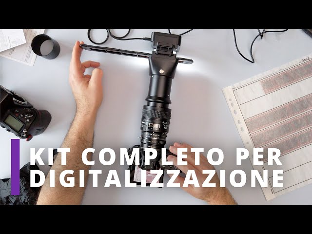 Kit digitalizzazione negativi e diapositive JJC